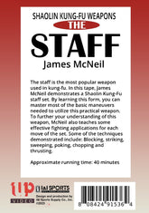 Chinese Shaolin Kung Fu Weapon Series Long Staff Pole DVD James McNeil